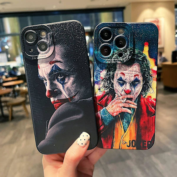 Fashion Joker phone case för Iphone 13/ pro Max/xr/max För Iphone 12/11pro cover Smoking Clown iPhone XR