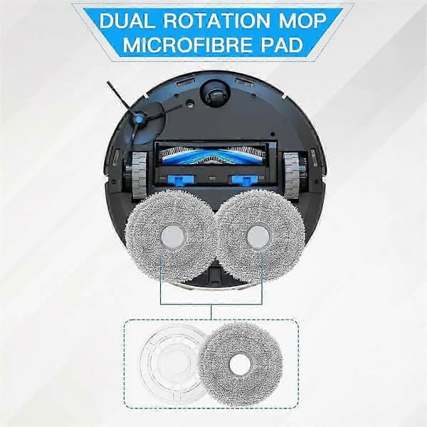 Moppeklude med holder til T30 Pro Omni/T30 Omni/T30S/T30S Combo Robotstøvsuger Reservedele