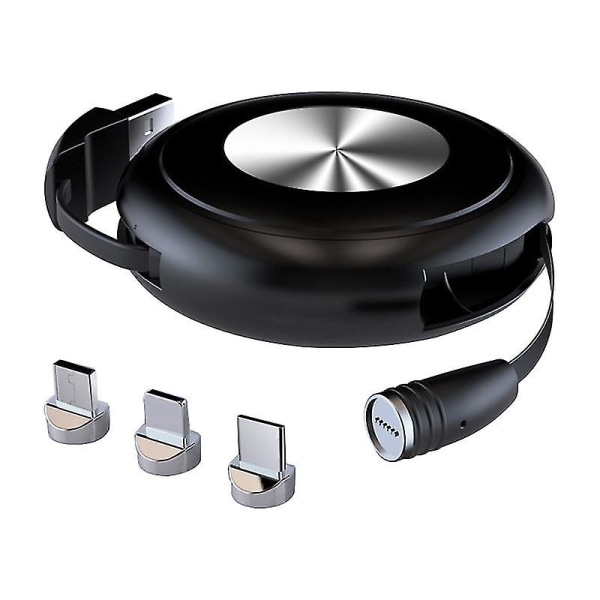 Uttrekkbar magnetisk ladekabel Hurtiglading Multifunksjonell ladekabel null none