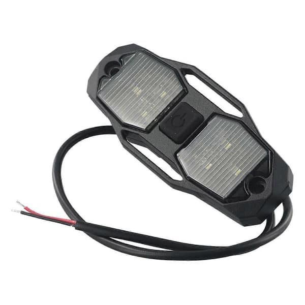 Roll Bar Mount LED Dome Light Rock Light med kontakt Universal til -RZR UTV ATV Erstatning Biltilbehør