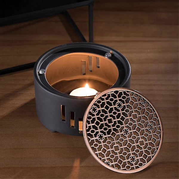 Keramiskt ljusställ Tea Heater Milk Warmer Ljushållare