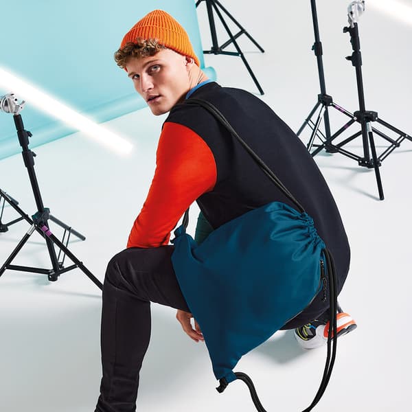 Bagbase Unisex Vuxen Återvunnen Dragsko Väska  Petrol Bl Petrol Blue One Size