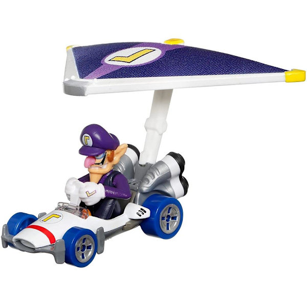 3-Pack Hot Wheels Super Mario Kart Racers 1:64 Metalliautot multicolor