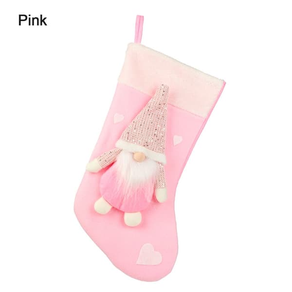 Julestrømper Julemanden ROSA