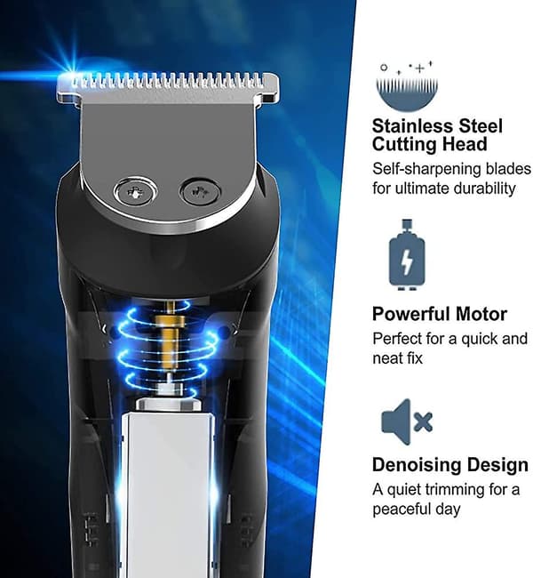 Skäggtrimmer Clippers Herr Nästrimmer Hårtrimmer BodyTrimmer