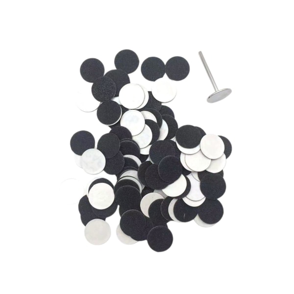 1/2/3/5 Erstatningspuder til elektrisk fodfil Effektiv og 15mm 240Grit 100 pcs 1 Pc