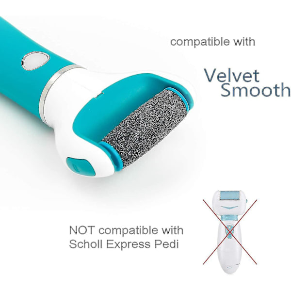 Scholl Velvet Smooth Pedi Replacement Roller Heads Refills