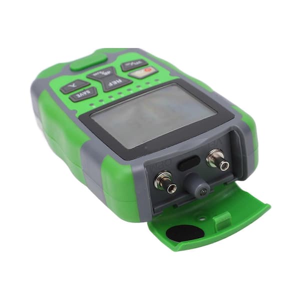 Optisk fiber effektmåler Optisk kabeltester ?70~+10dbm Digitalt display Genopladelig 50MW