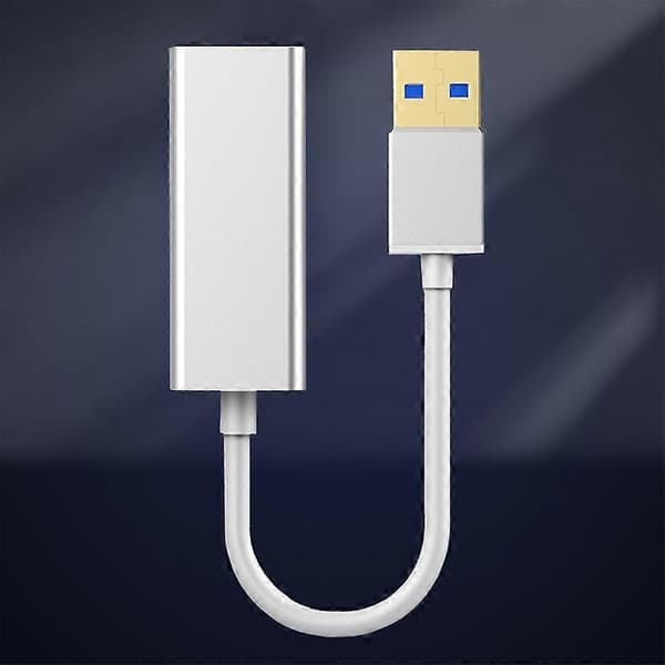 Ethernet-sovitin kytkettävä nopea kannettava USB 3.0 - 2,5 Gbps LAN-internetkaapelimuunnin tietokoneelle