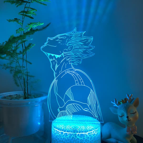 3D LED Illusion Lampe Anime Volleyball Boy Nat