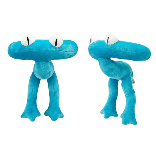 2 cyan plysch regnbåge vänner 2 plyschleksaker Munmonsterdocka