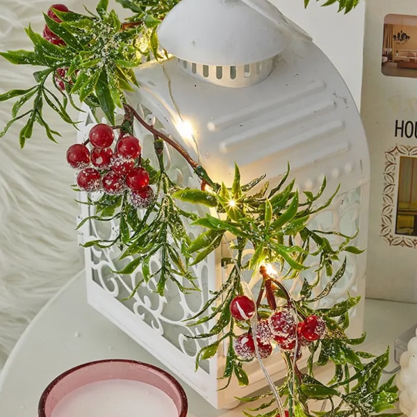 LED julslingor, julgirland med ljus inomhus style 1