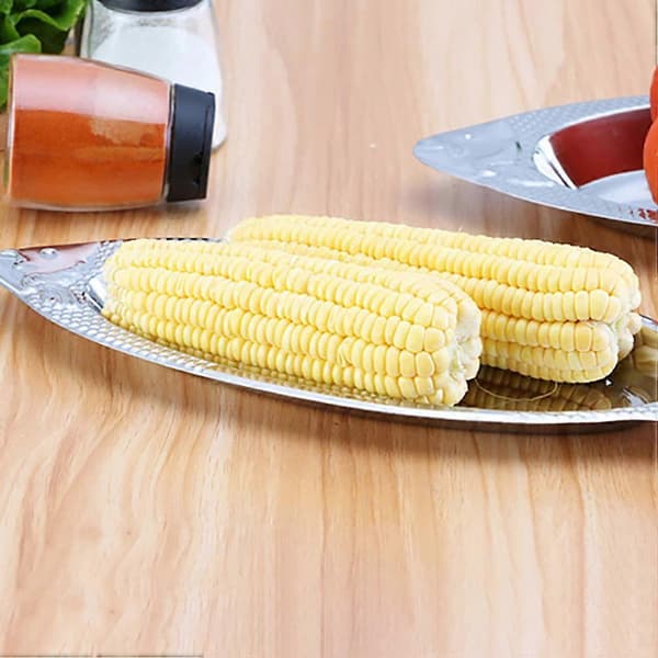 1 st kreativ rostfri ångad fiskfat fiskformat fat för köket