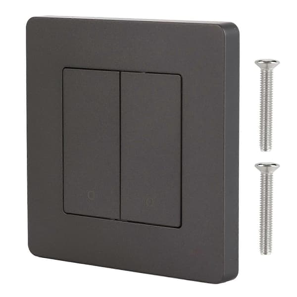 Smart lysbryter for Zigbee 2-veis tidsdimming revers dobbel kontroll smart bryterpanel AC100-240V grå
