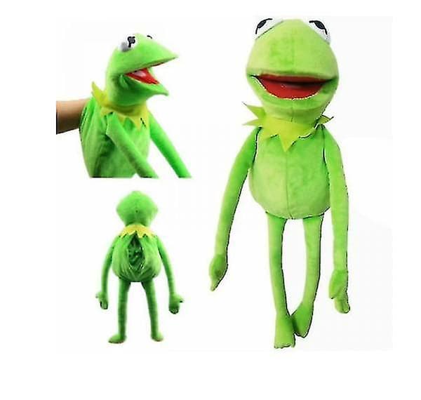 Julklapp för barn 22" Kermit The Frog Handdocka mjuk plyschdocka