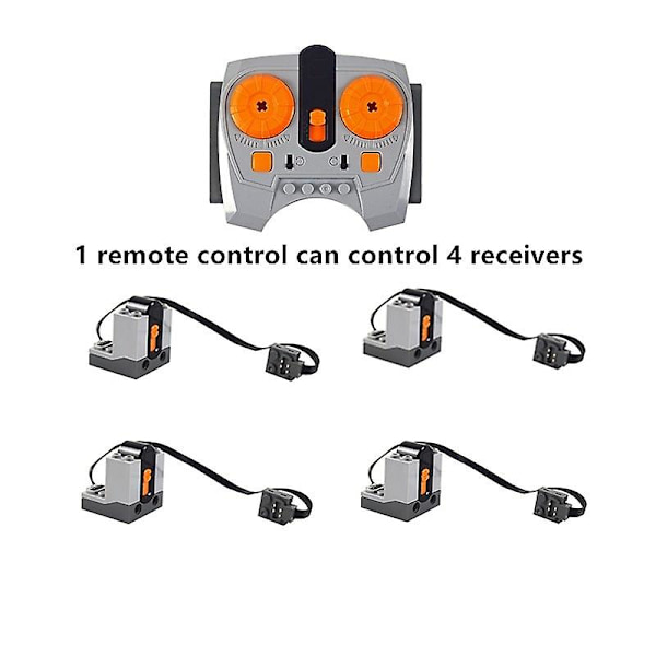 Motor flerfunktionsbyggklossar som är kompatibla med alla märken receiver