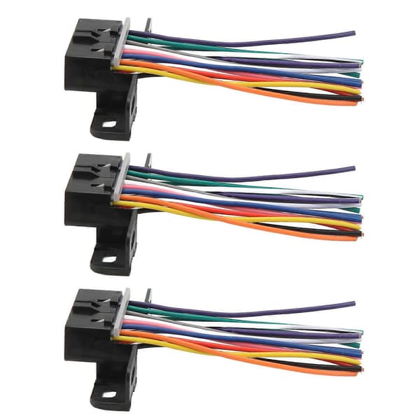 3 stk 16-pinners hunn OBD2-kabelkontakt J1962F diagnostisk kabeladapter for biler