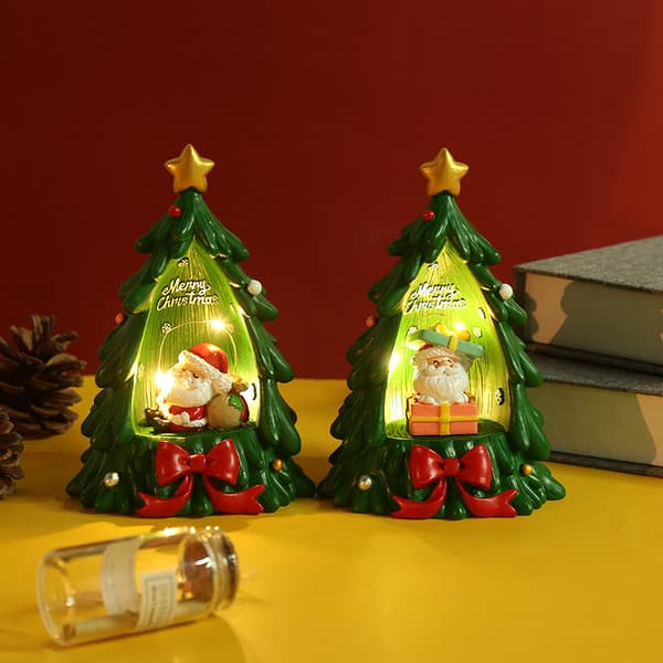 Jullysande träd ordsdekoration Juldekoration B