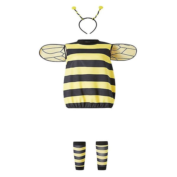 Dam Bee Kostym Accessoarer Halloween Bee Cosplay Kostym Bee Kostym Set M