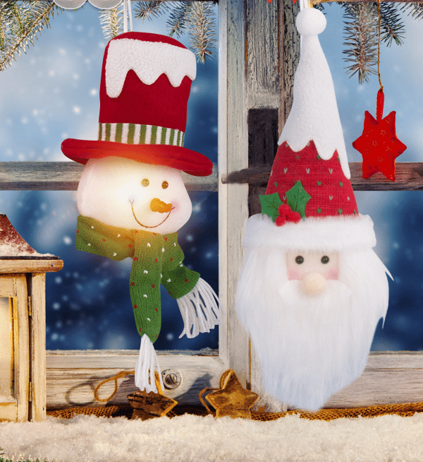 Juletrepynt plysj juledekorasjon Snowman