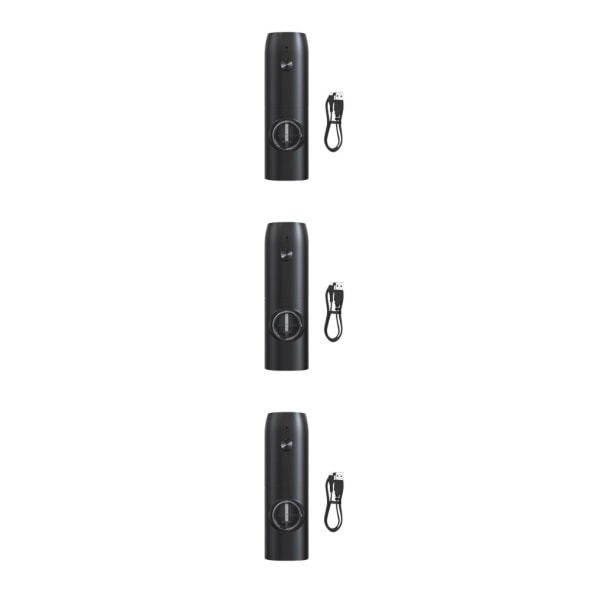 1/2/3 Elektronisk Pepperkvern USB Oppladbar Justerbar Single 3Set
