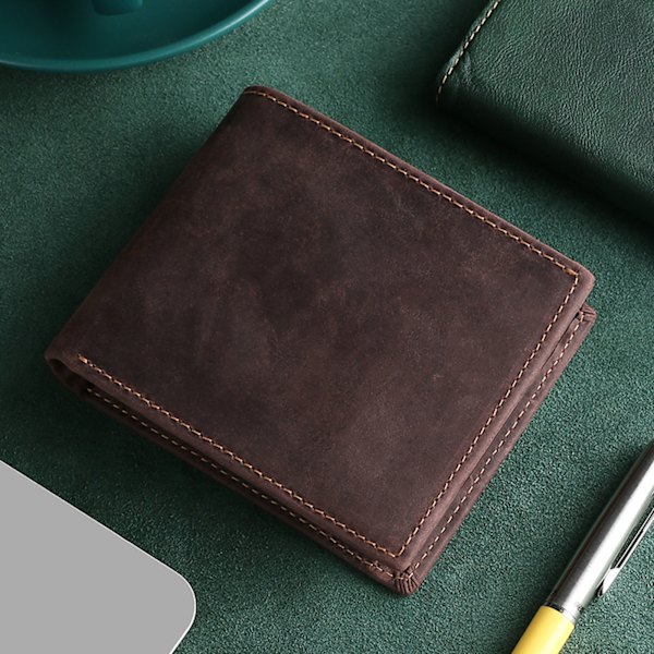 Monitoiminen miesten laukku Suurikokoinen käsilaukku Kannettava nahkalaukku Clutch-laukku Luottokorttilompakot Käteinen Kolikot Matkapuhelin
