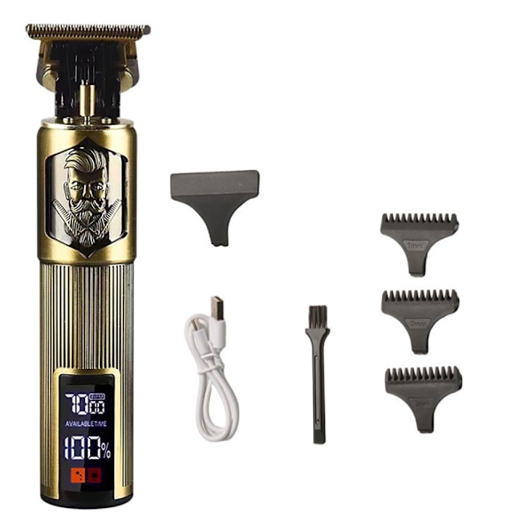 Effektiv Høykvalitets LED Barbermaskin / Trimmer TORN
