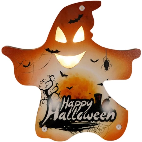 Halloween nattljus dekoration rekvisita, LED ljus dekorationer, (soul orange)