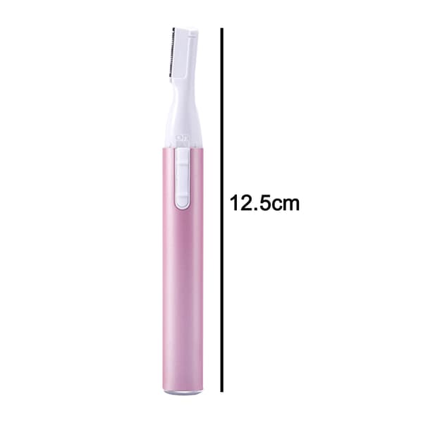 Mini Roterbar Lady Shaver Elektrisk ansiktstrimmer Ögonbryn Pink