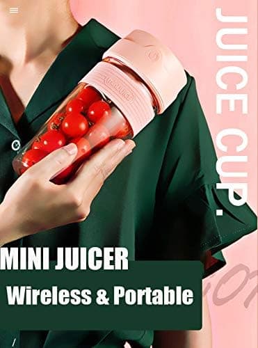 Bærbar trådløs juicer, liten juicekopp, smoothie-maskin med USA-plugg