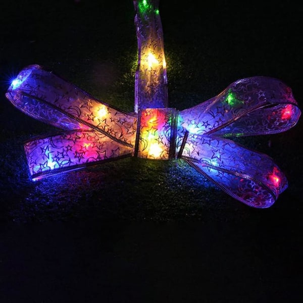 40 LED Ribbon Lights 4 m Sølv til jul, farverige