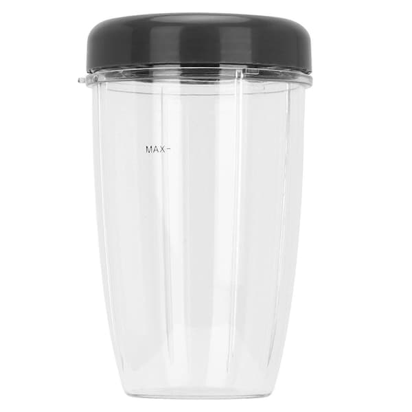 Kopp og lokk blender delsett for NutriBullet 900W blender tilbehør erstatning (24OZ)