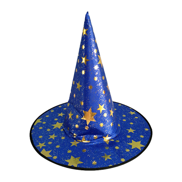 Häxhatt Halloween kostym Wicked Witch Accessoar blue