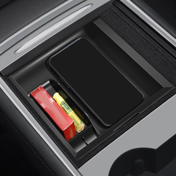 Auton keskikonsolin järjestelylokero Tesla Model 3 Y High -malliin Front Regular