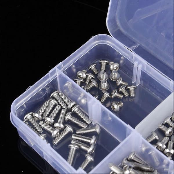 120 st M3 hane hona mässingsdistans PCB-kortskruvar mutterassortiment