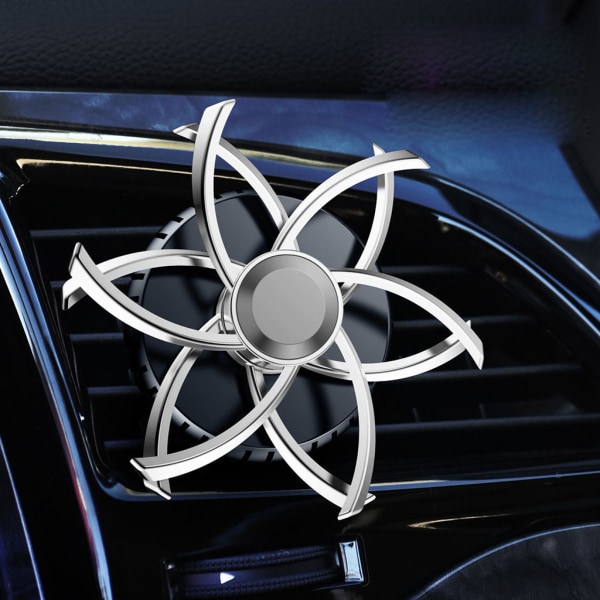 Automotive Luftutlopp Doftklämma Eterisk Oljespridare Dekor Bil Aromaterapi Ventilationsklämmor för bekväm körning Blue