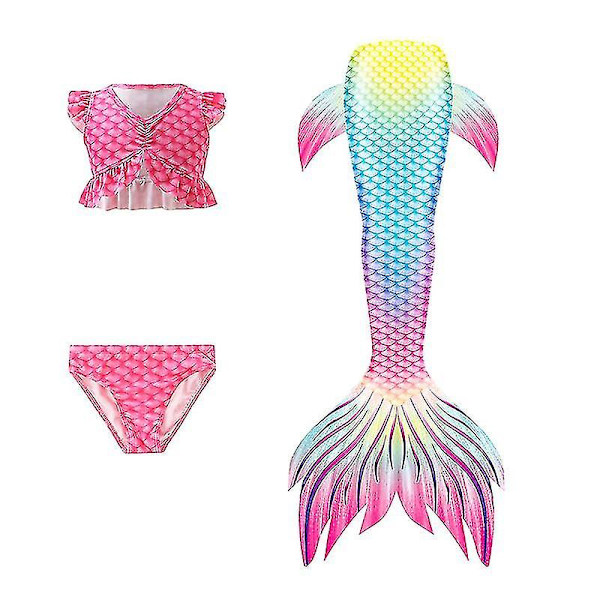 Baddräkt för barn Mermaid Tail Baddräkt 140 GB72