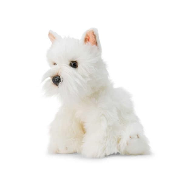 Animigos Teddybjørn / Kæledyr - Hund Westie white
