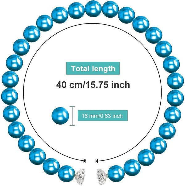 2 kpl magneettisia verhonpidikkeitä, helmiverhonpidikkeet