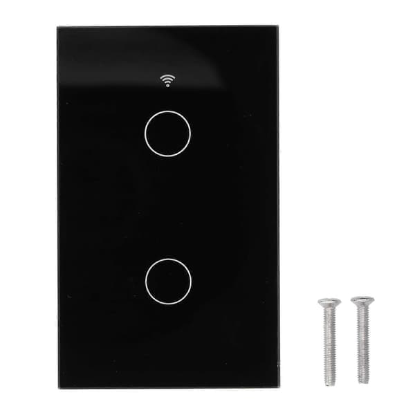For Zigbee Tuya fjernlysbryter stemmestyring 2-veis veggberøringsbryter AC 100-240V