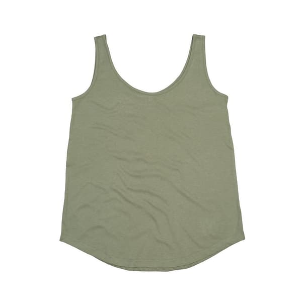 Mantis Dame/Dame Loose Fit Ermeløs vesttopp Myk oliven Soft Olive L