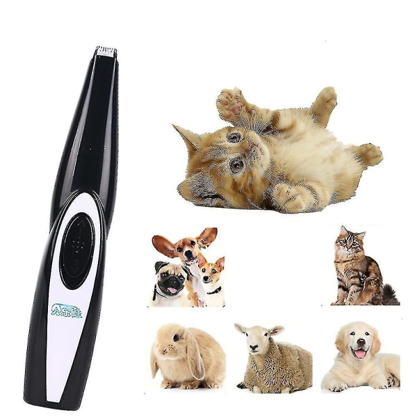 Elektrisk Pet Foot Hårtrimmer Hund Grooming Pedikyr Clipper