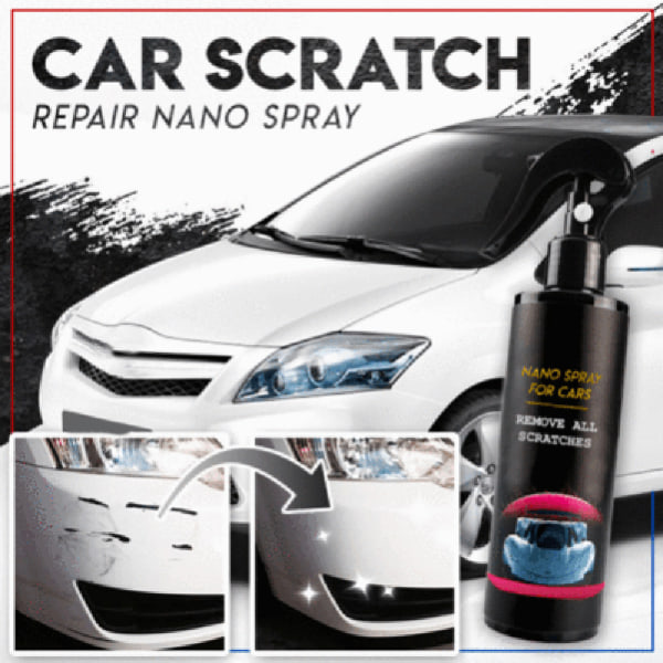 Reparation av bil nanospray keramisk beläggning billack tätningsmedel tar bort alla repor och märker nytt default