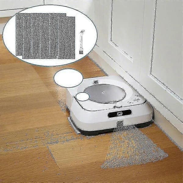 Ersättningsbara tvättbara moppdynor för Irobot Braava Jet M6