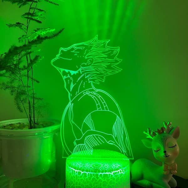 3D LED Illusion Lampe Anime Volleyball Boy Nat