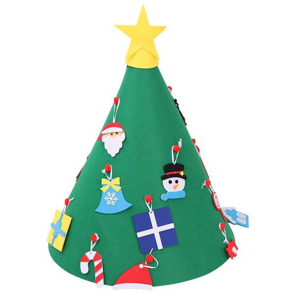 Julpyssel / jullek /klä julgran, stor filtgran green