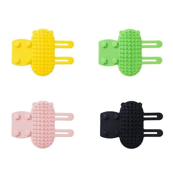 8PCS Justerbar Katt Självborste Katt Hörn Skrapborste Katt Bordsben Silikon Självmassagekam