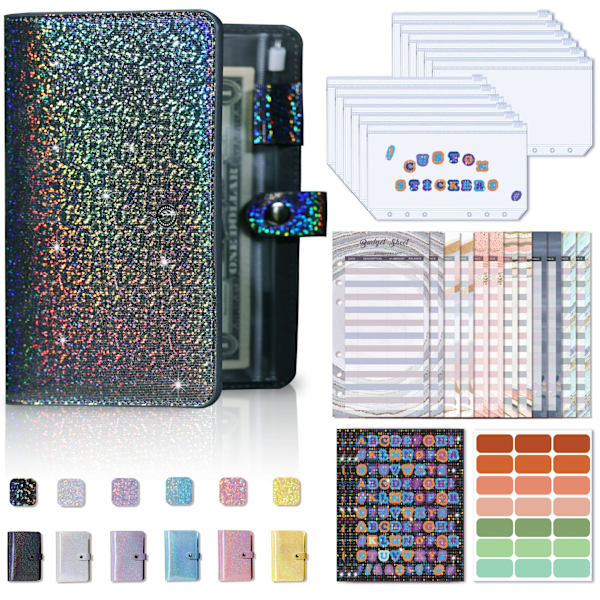 A6 Budgetmappe Budget Organizer GRÅ Grey