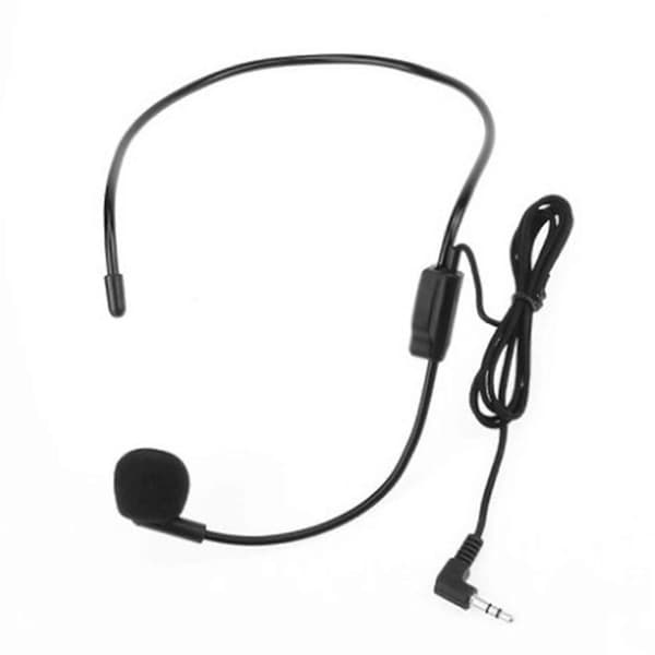 Kablet mikrofonheadset 3,5 mm klar lyd Plug And Play justerbar vinkel forelæsningsmikrofon til konferencesnakundervisning
