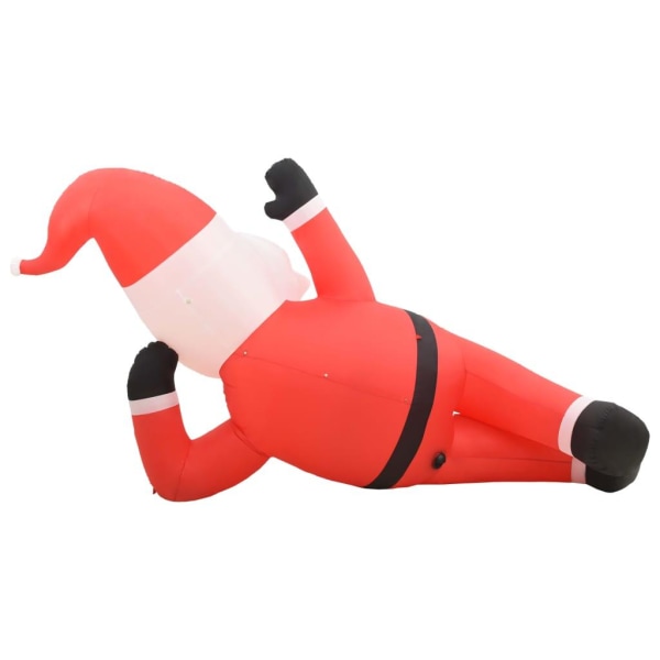 vidaXL Uppblåsbar jultomte LED IP44 röd 360 cm XXL red